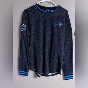 Carolina Panthers EST. 95 Patch NFL Team Apparel Sweatshirt Men’s S Long Sleeves